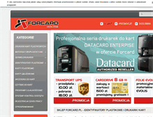 Tablet Screenshot of forcard.pl